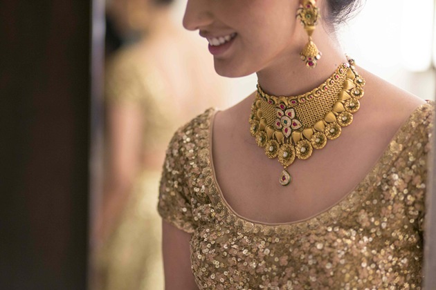 First look at the bride's jewellery