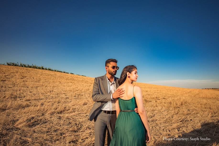 Tejaswini and Abhinga planned their pre-wedding shoot in Tuscany, Italy, which offered endless options for stunning frames and moods