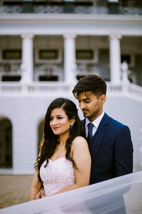 The Taj Falaknuma Palace Makes A Perfect Backdrop For This Romantic Pre-Wedding Photoshoot