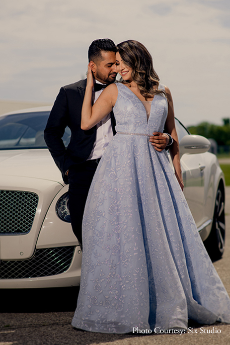 This super-cool Couple Turned An Airplane Hangar Into The Most Elegant Pre-Wedding Photoshoot Destination In Toronto!