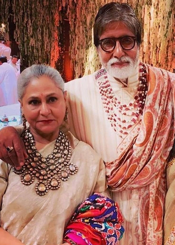 Amitabh and Jaya Bachchan at Ambani Wedding