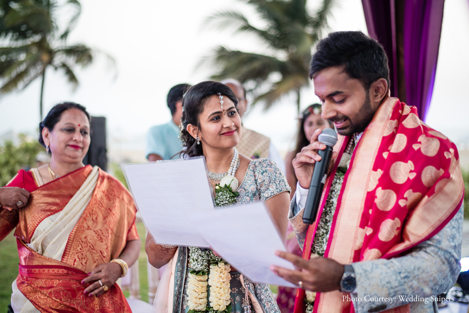 Amrita and Abhijit’s Goa wedding was unusual in more ways than one