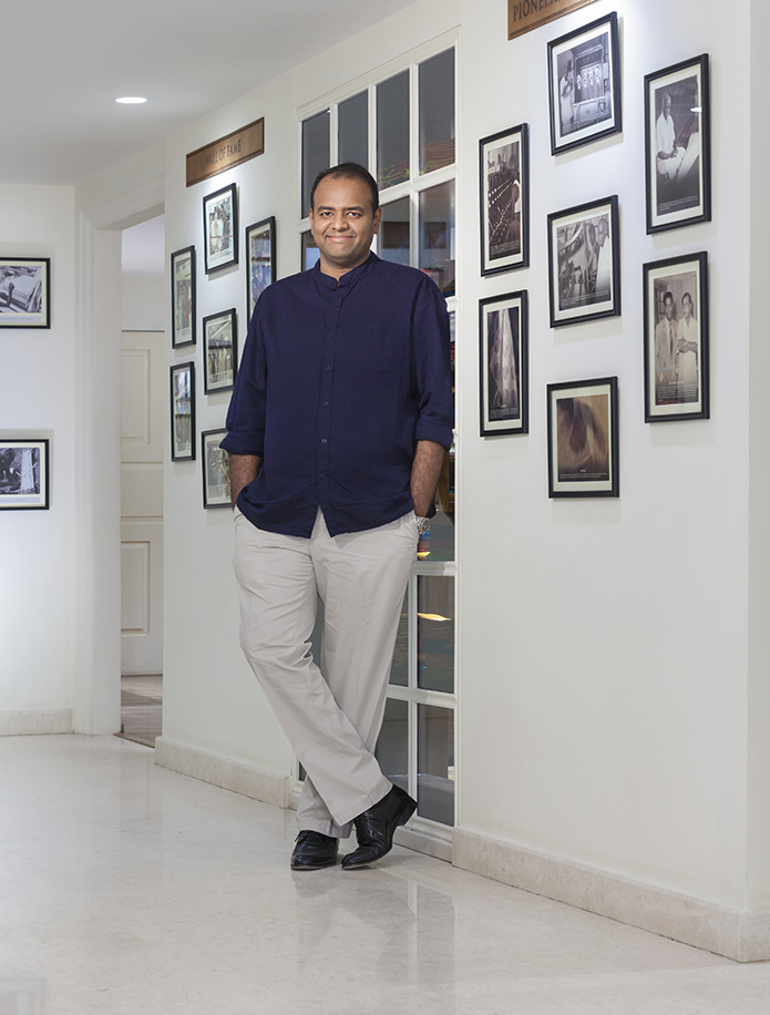 Mr. Radharaman, CEO and Design Head of the House of Angadi