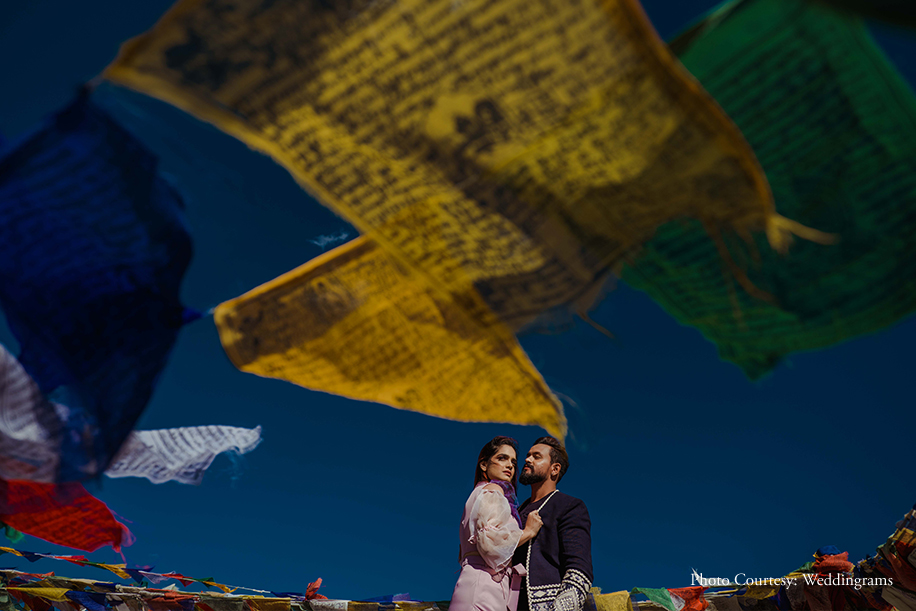 A soulful pre-wedding photoshoot that captured the beauty of this couple’s love against the rugged and magnificent terrain of Ladakh