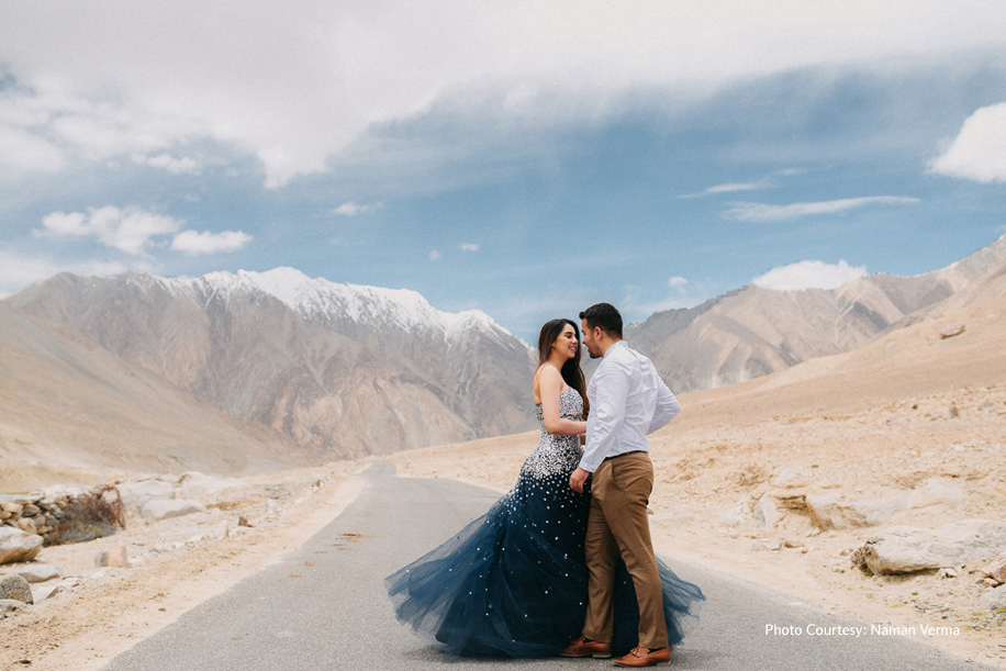 Anupreet and Akshit’s Stunning Pre-Wedding Shoot in Leh Ladakh