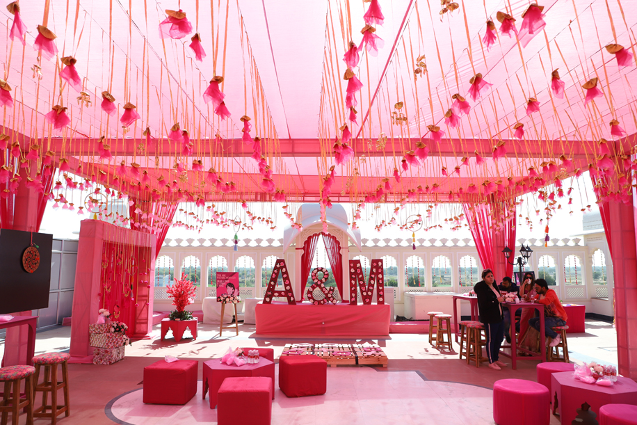 This Jaipur wedding at a palace property impressed all with its standout decor