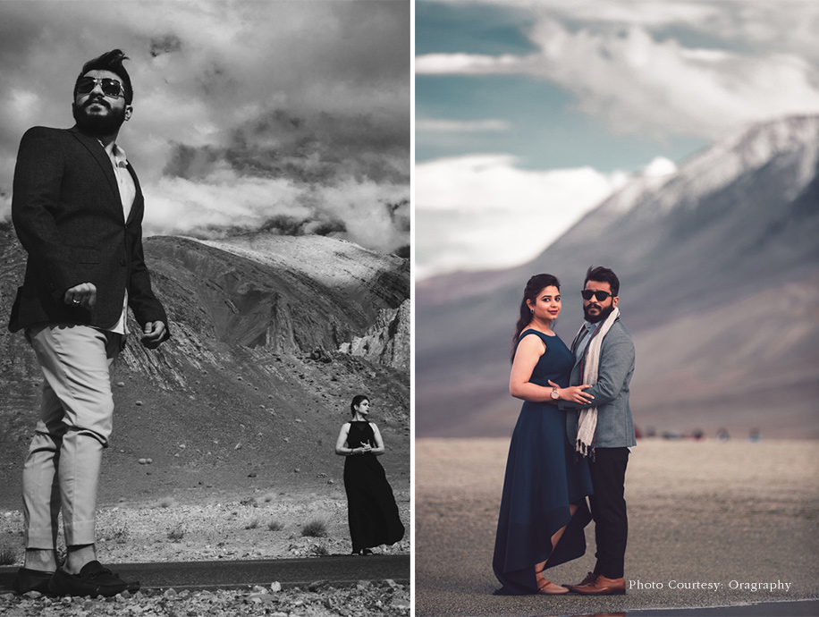 A Spectacular Pre-Wedding Photoshoot in Snow Capped Ladakh!