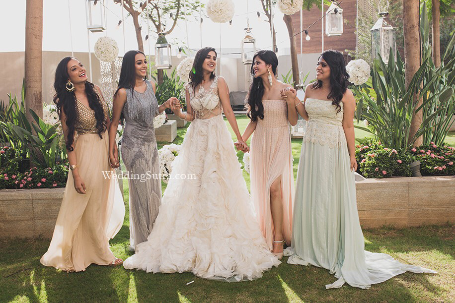 Jheal Jain and her Bridesmaids