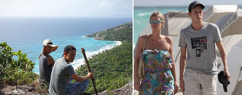 Nicky Hilton and James Rothschild - Honeymoon in Seychelles