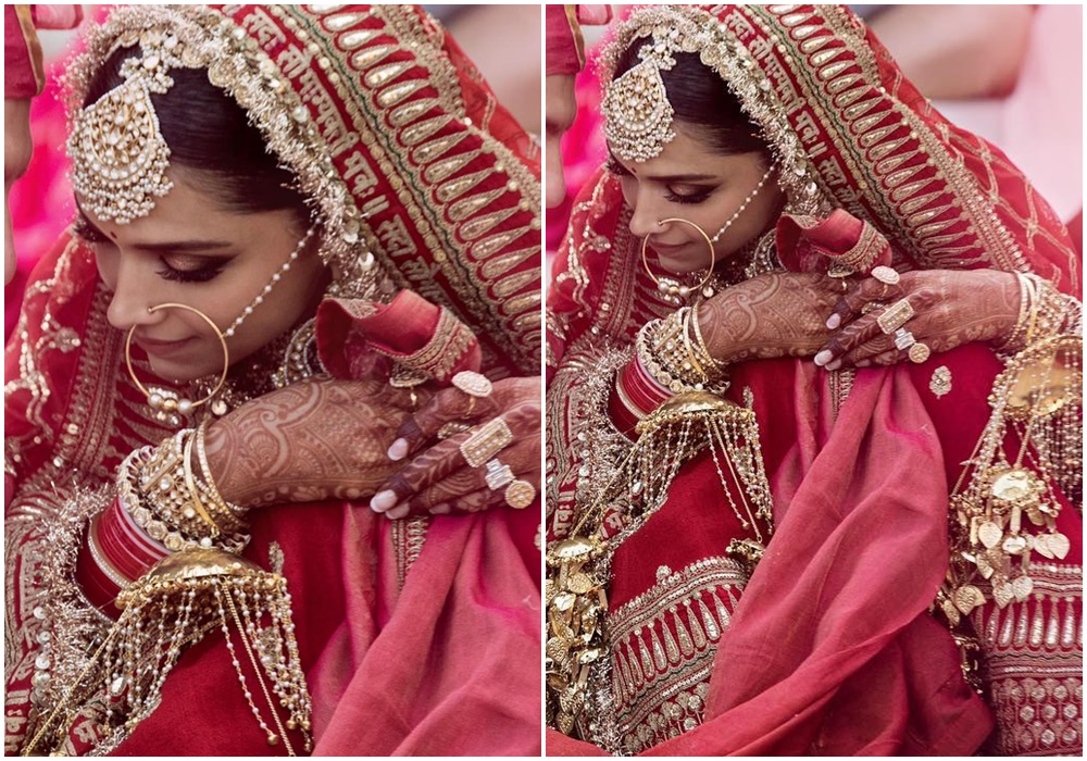 Deepika Padukone's Bridal Look by Sabyasachi Mukherjee
