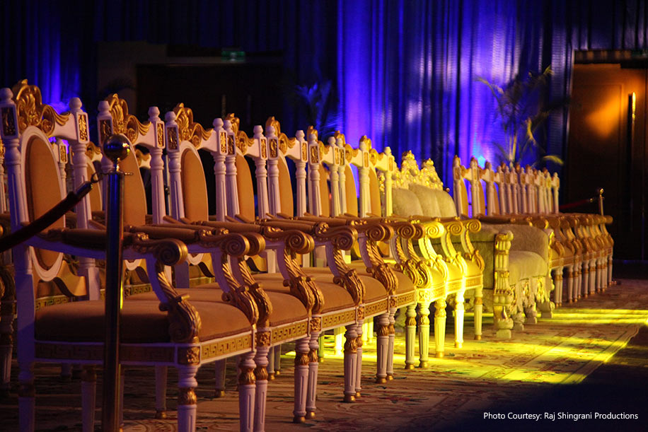 ‘Land of the pharaohs’ themed stage for Sangeet
