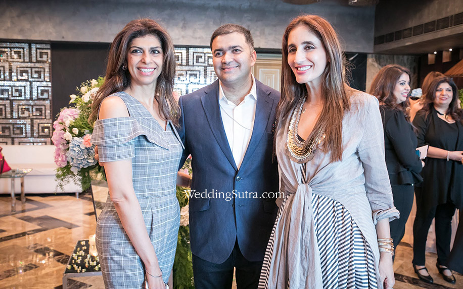 Zeba Kohli, Parthip Thyagarajan and Farah Khan at WeddingSutra Grand Engage 2018