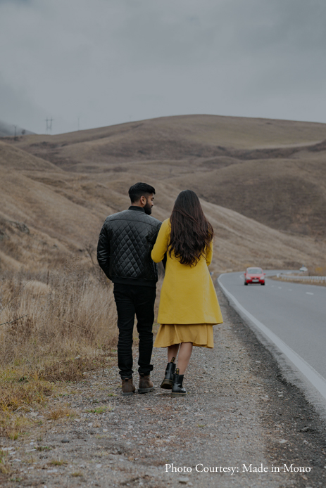 Travel Bloggers Rebecca and Gowtham’s Stunning Pre-Wedding Shoot in Rugged Armenia