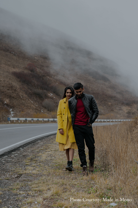 Travel Bloggers Rebecca and Gowtham’s Stunning Pre-Wedding Shoot in Rugged Armenia