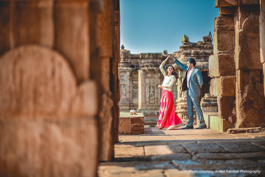 Hruday and Spoorthi’s Pre-Wedding Shoot in Badami and Pattadkallu