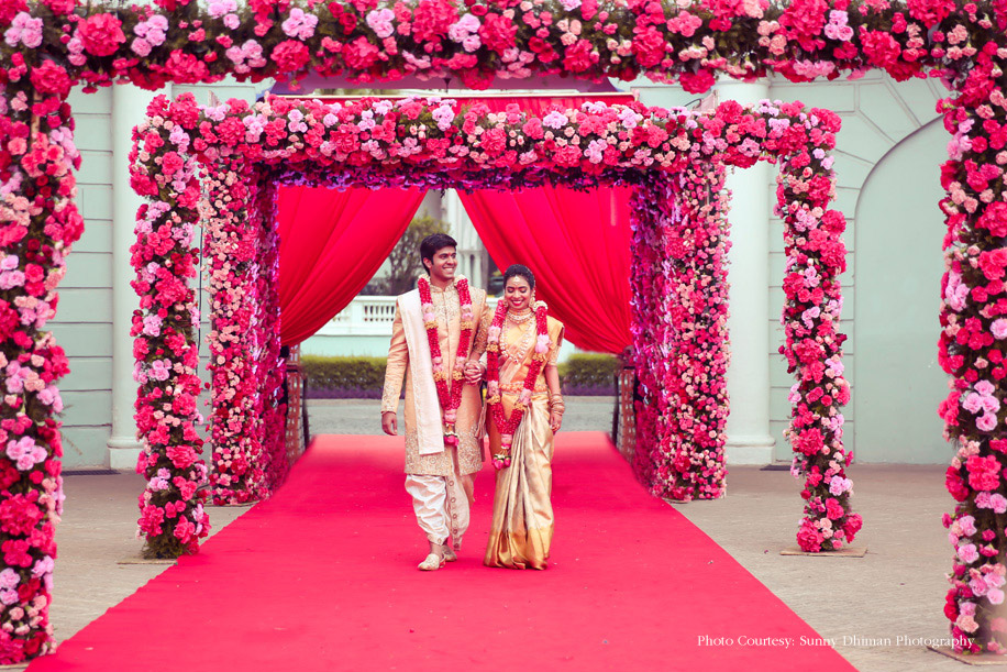 Jyotsna and Abhijith’s Regal Ring Ceremony at Taj Falaknuma Palace
