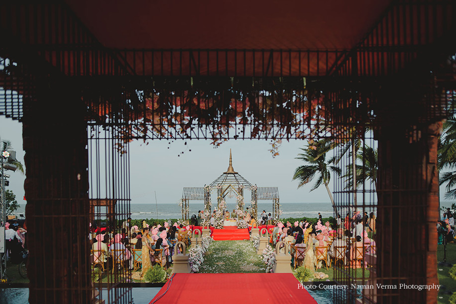 Angkor Wat inspired decor for wedding