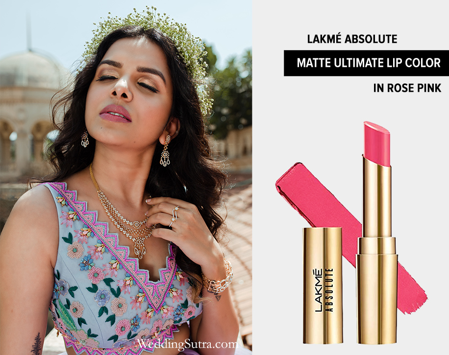 Lakmé Absolute Matte Ultimate Lip Color with Argan Oil in Rose Pink
