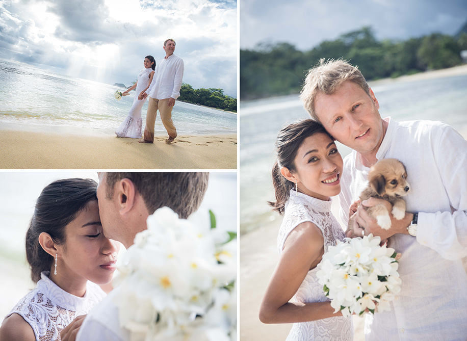 Len and Tom’s Post-Wedding Photoshoot in Stunning Seychelles