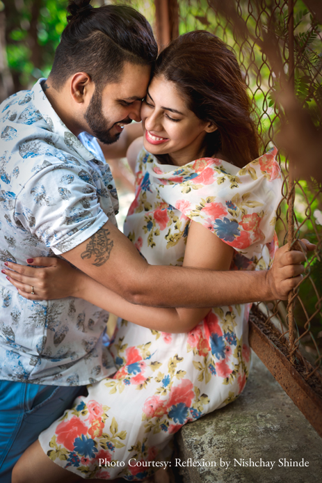 Aniket and Lynette's romantic pre-wedding photoshoot will raise temperatures this winter!