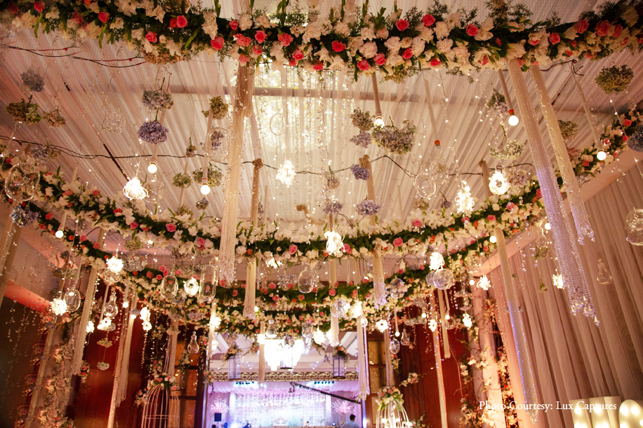 This decor at this reception was nothing less than a fabulous floral fiesta