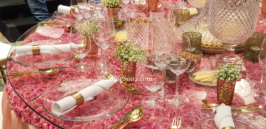 Concept Tables at WeddingSutra Influencer Awards 2019 by Mehr Jesia X Red Box