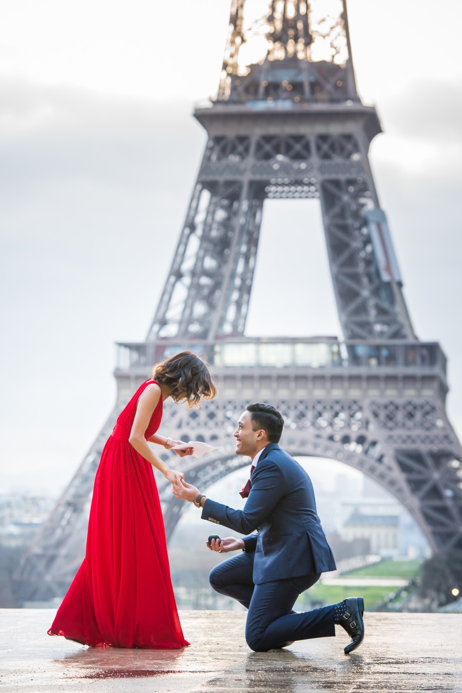 Paruul and Stevens Wedding Proposal in Paris