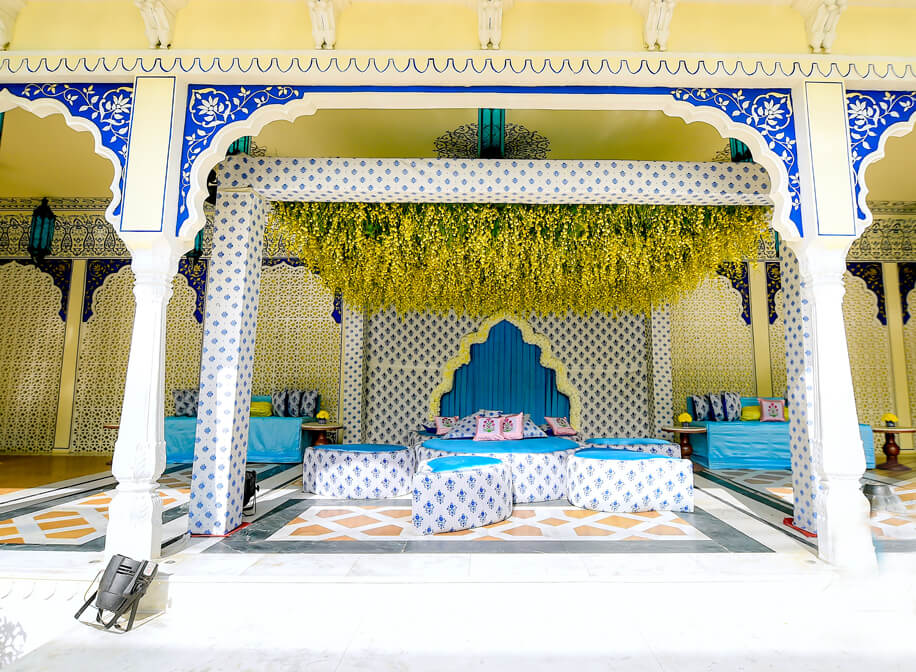 This traditional wedding in Jaipur inspired by the temples of South India was brought to life by Celebrations.