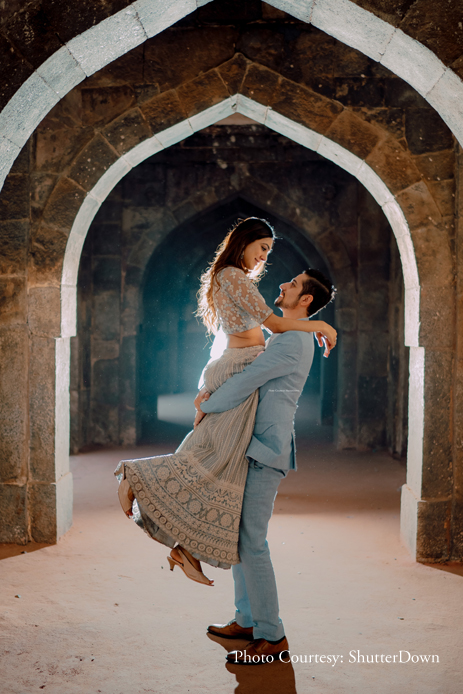 A dreamy pre-wedding shoot shot right in the heart of the capital city