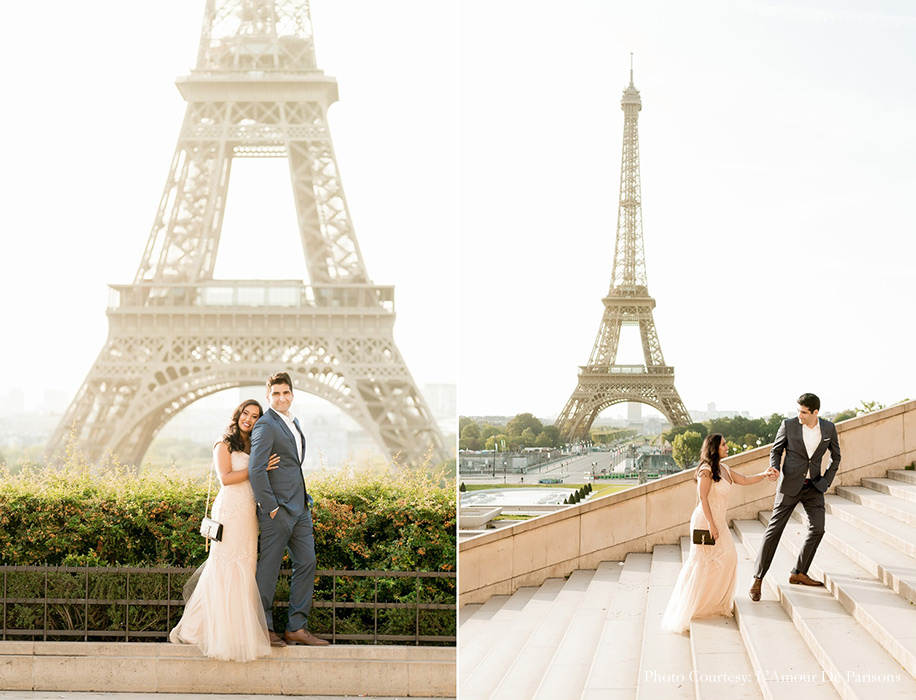 Puja and Saad’s Pre-Wedding Shoot in Paris