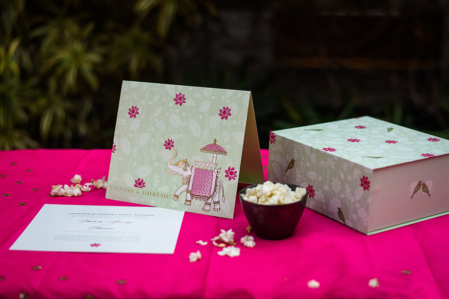 Enter the world of bespoke wedding invitations by Radhika Pitti Studio