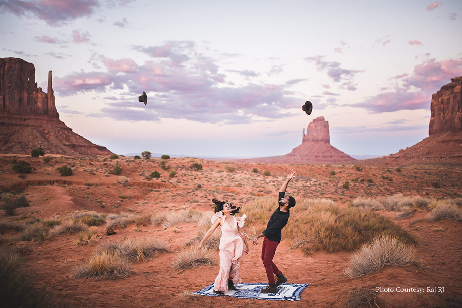 Rajee and Ashish's Pre-Wedding Photo Shoot in Arizona - Monument Valley