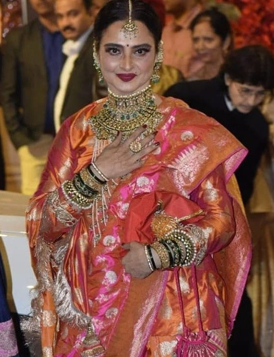 Rekha at Ambani Wedding