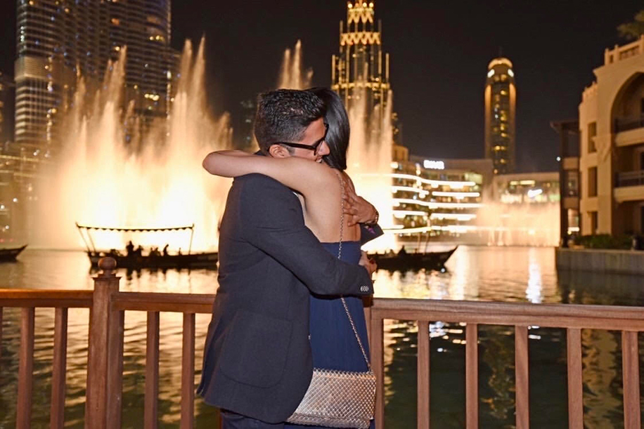 This Surprise Proposal For Birthday-Girl Richa Was Set Against Dubai’s Dazzling Night Sky