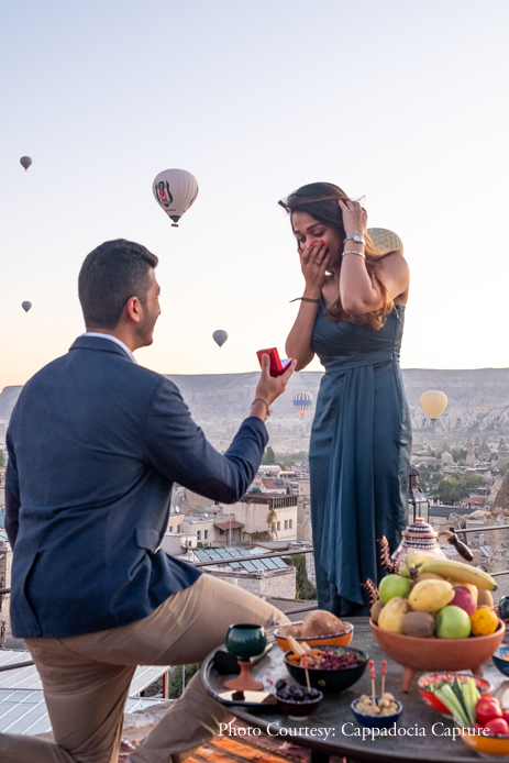 Get inspired by this magical proposal in mesmerizing Cappadocia