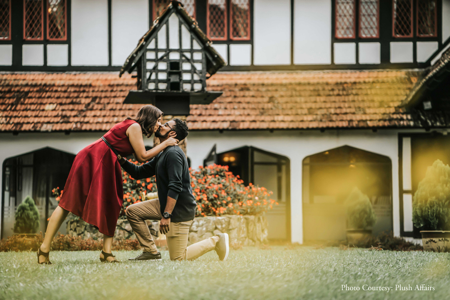 From cozy cafes to a busy airport, Malaysia offered unique backdrops for this pre-wedding photoshoot