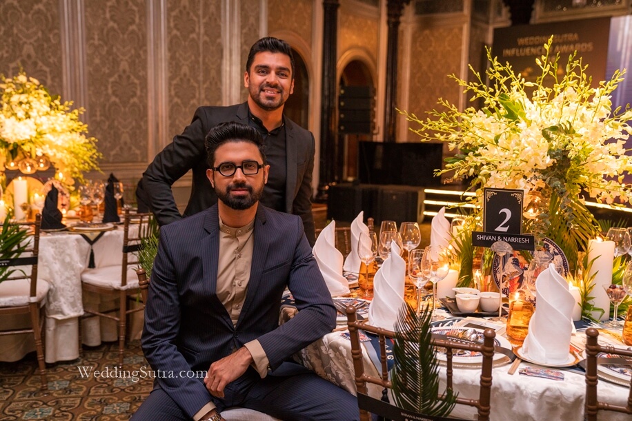 Shivan and Narresh at WeddingSutra Influencer Awards 2018