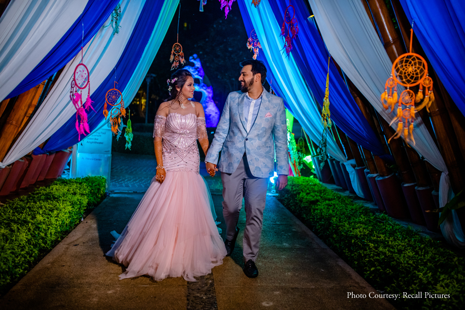 Flowers, smoke bombs and a beautiful tropical setting set the perfect mood for Shreya and Dikshit’s Thailand wedding