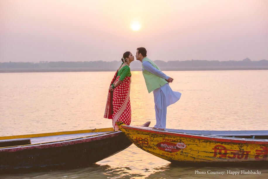 Suhali and Harsh’s Pre-Wedding Photo Shoot in Banaras Evokes the Essence Of Love!