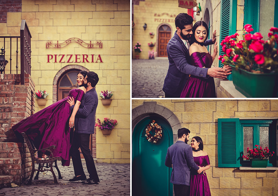 Maheema and Varun for a Pre-wedding Photo Shoot at 'The Perfect Location', Faridabad