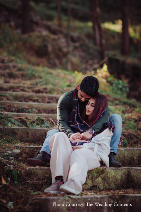 A nostalgic Mussoorie back to school themed pre-wedding photoshoot