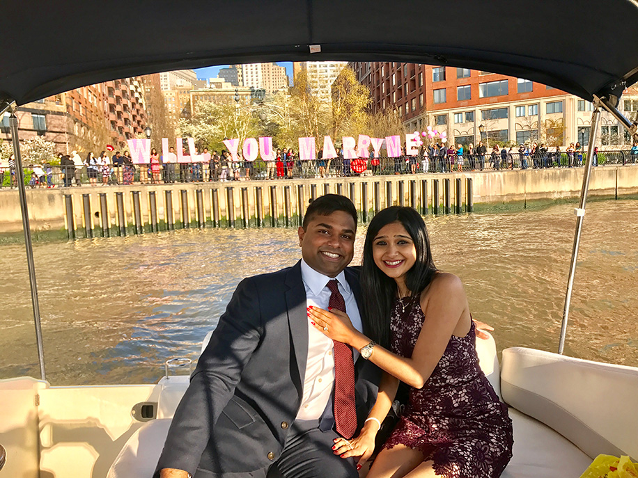 Dipesh's Wedding Proposal to Twinkle in New York City