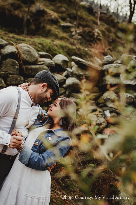 Vani and Sarang's pre-wedding photo shoot in Manali evokes the drama of romance in all its shades