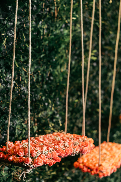 Exotic blooms make for a floral fiesta at dreamy engagement