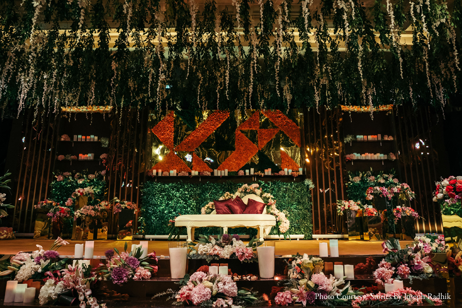 Exotic blooms make for a floral fiesta at dreamy engagement