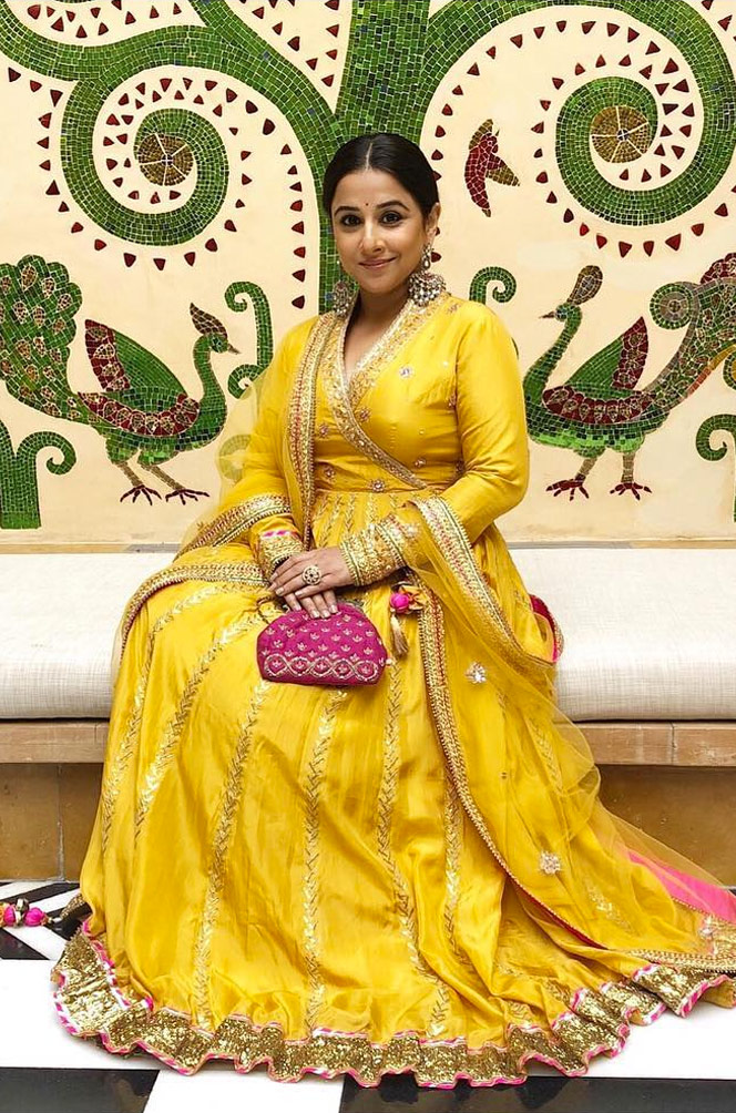 Vidya Balan at Isha Ambani's pre-wedding celebrations