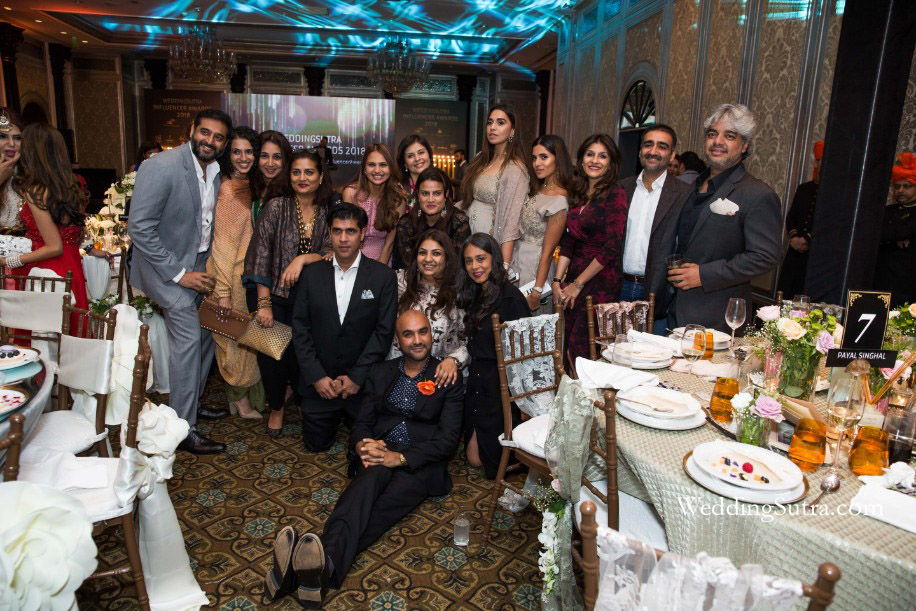 Winners and Guests at the WeddingSutra Influencer Awards 2018