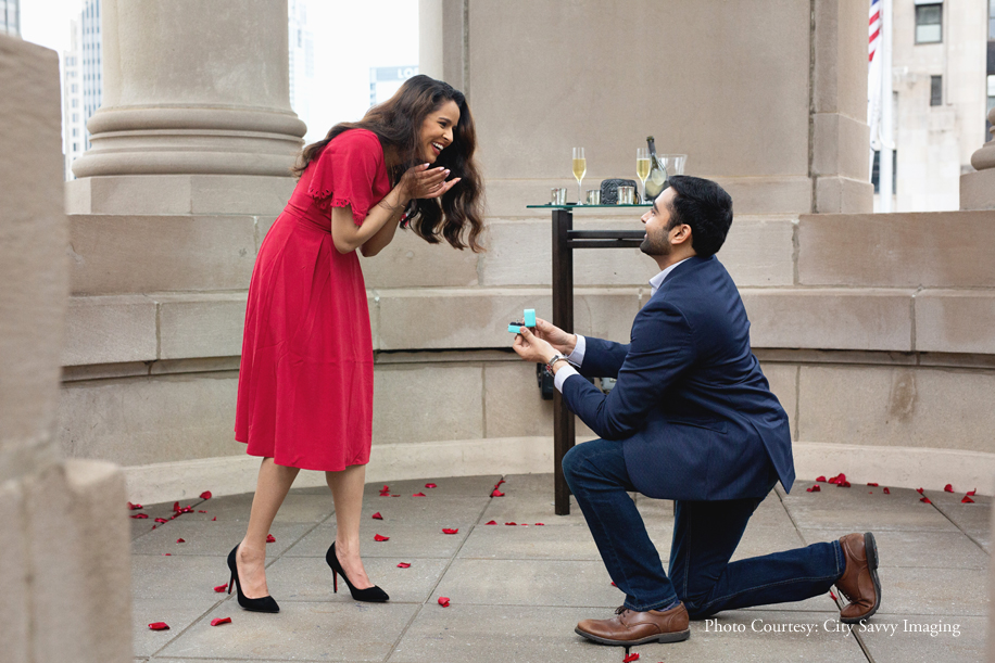 A Dreamy Rooftop Proposal In Chicago